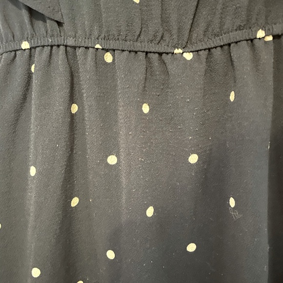 Pink Blush Navy Polkadot Maternity Dress - Picture 4 of 4